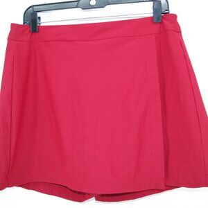 Spanx Sunshine Solutions Skort Women’s Red Active Wear Golf Tennis Size Medium